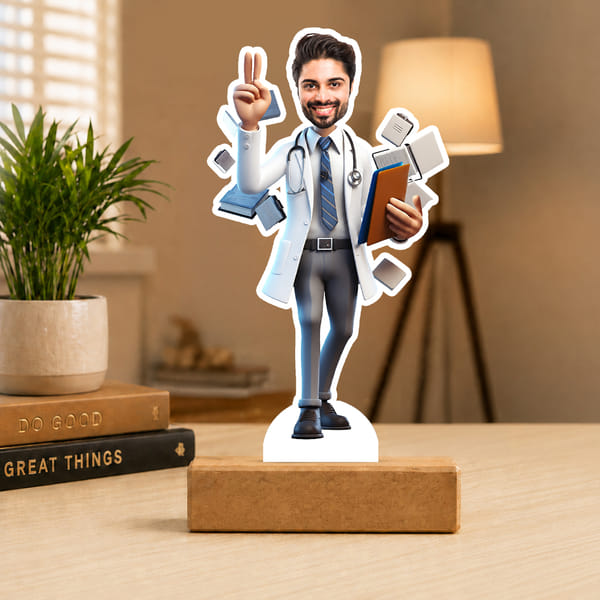 Personalized Doctor Caricature - For Him