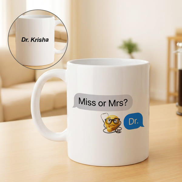 Personalized Doctor Coffee Mug - For Her