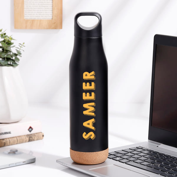 Personalized Eco-Friendly Cork Bottle - 500 ML