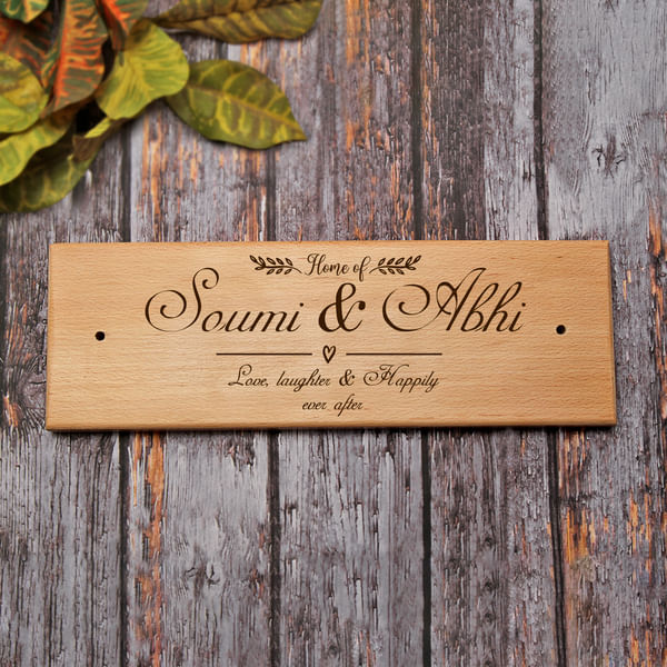 Personalized Engraved Name Plate