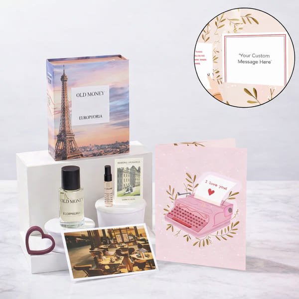 Personalized Europhoria Perfume & Love Note Gift Set