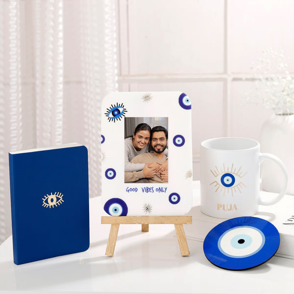 Personalized Evil Eye Gift Hamper For Couples