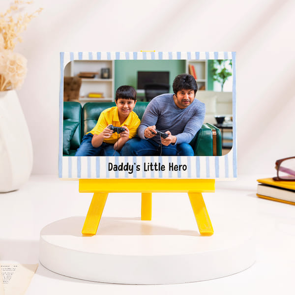 Personalized Father's Day Canvas for Son