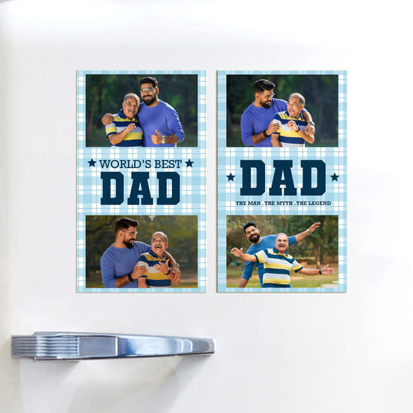 Personalized Father's Day Fridge Magnet