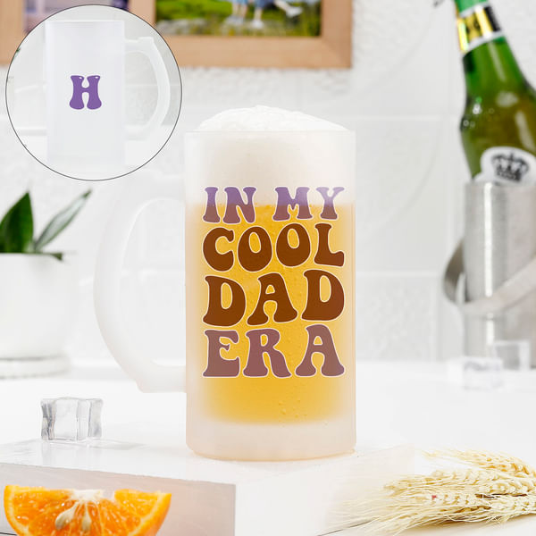 Personalized Father's Day Frosted Beer Mug