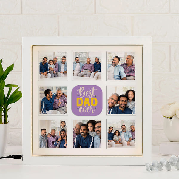 Personalized Father's Day LED Collage Frame
