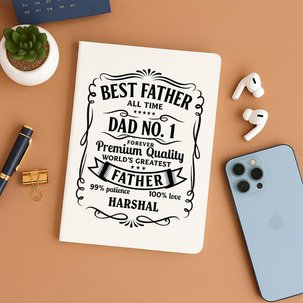 Personalized Father's Day Legend Dad Notbook