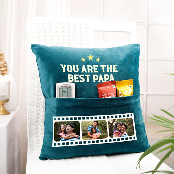 Personalized Father's Day Pocket Cushion