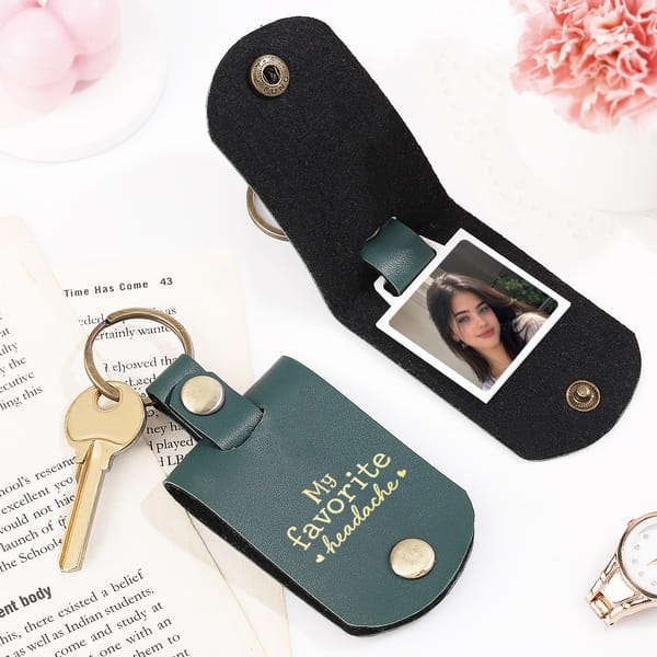 Personalized Favourite Headache Photo Keychain For Rakhi