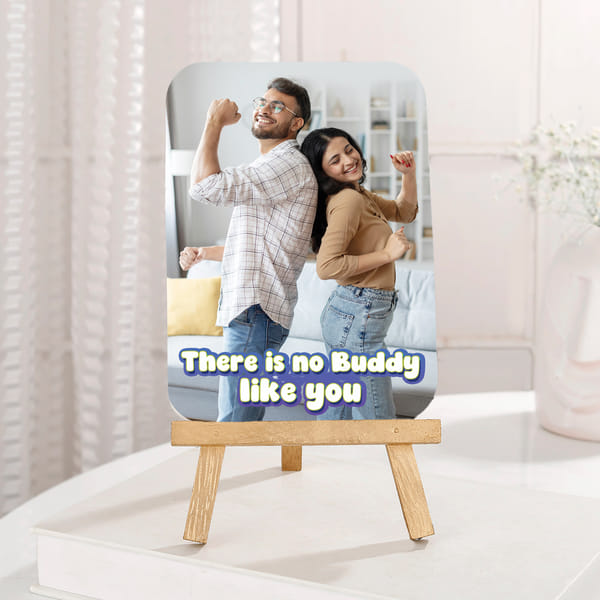 Personalized Friendship Photo Frame Plaque | Same Day Delivery | Custom Tabletop Picture Board with 