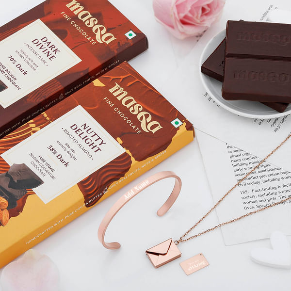 Personalized Glam And Gourmet Delights Hamper