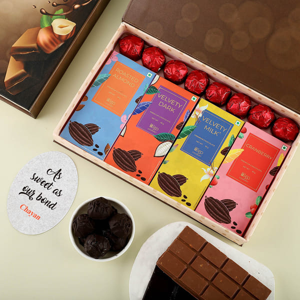 Personalized Gourmet Chocolate Gift Box