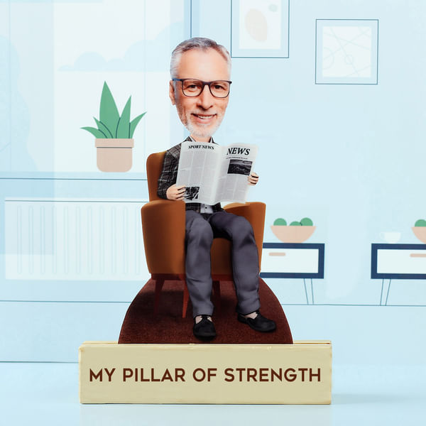 Personalized Grandfather Caricature Gift