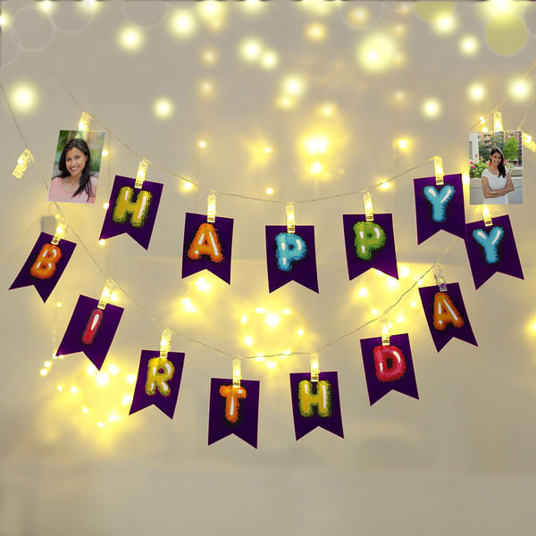 Personalized Happy Birthday Wall Decor