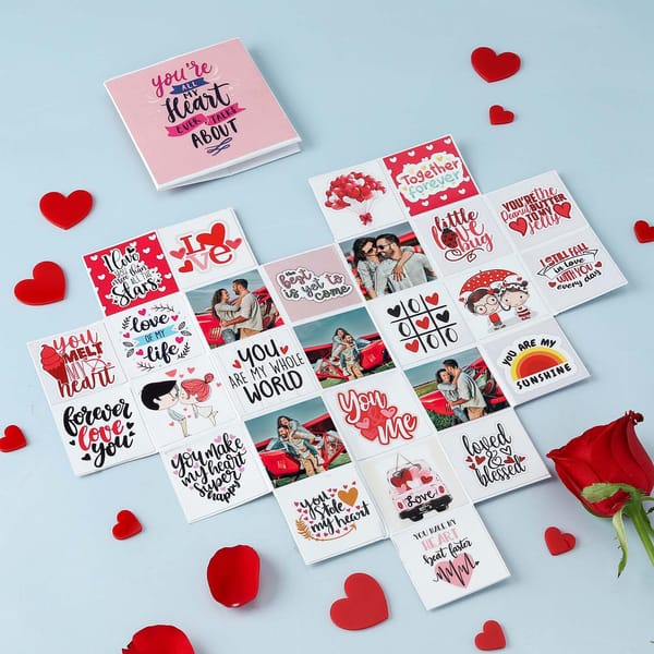 Personalized Heart Greeting Card
