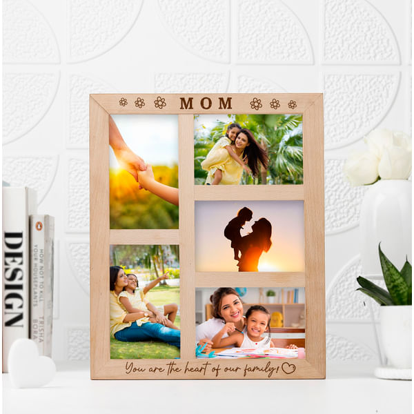 Personalized Heart Of The Family - Mother's Day Photo Frame