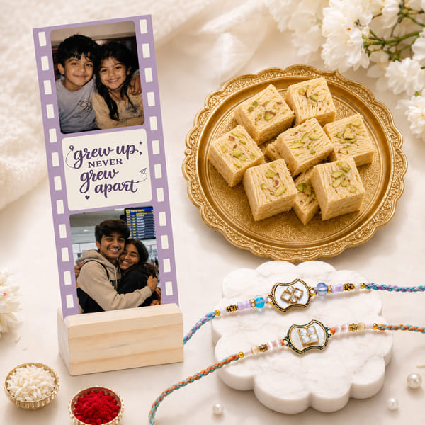 Personalized Heartfelt Rakhi Hamper