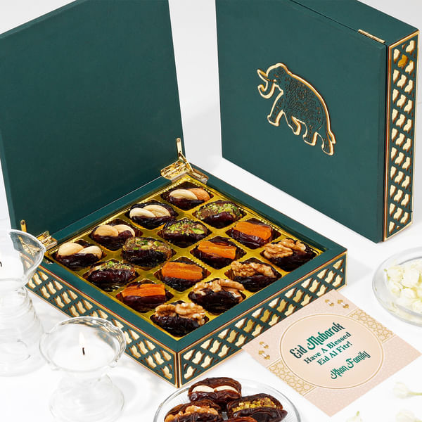 Personalized Heavenly Dry Fruit Dates Eid Gift Box