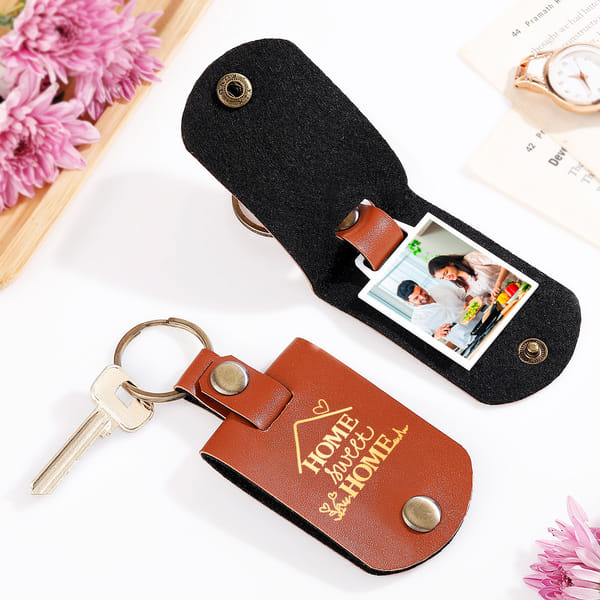 Personalized Home Photo Keychain