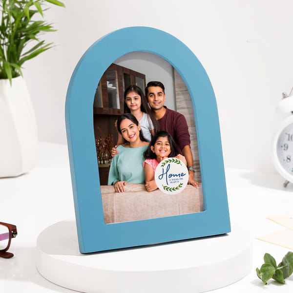 Personalized Homely Blue Photo Frame