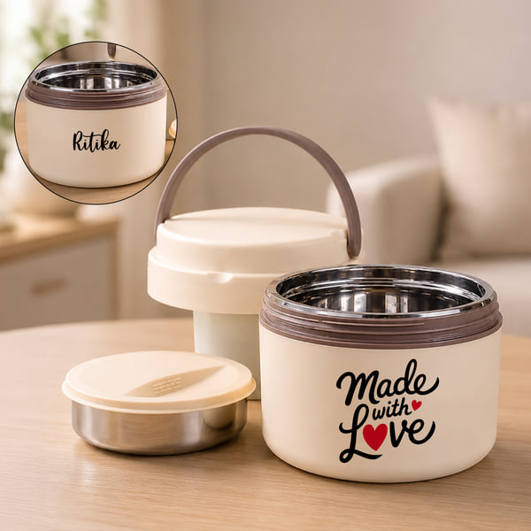 Personalized Insulated Lunch Box With Handle