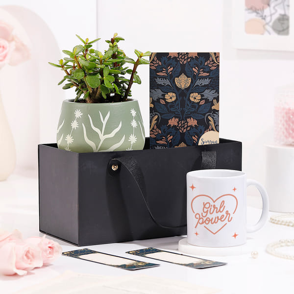 Personalized Jade Plant Hamper