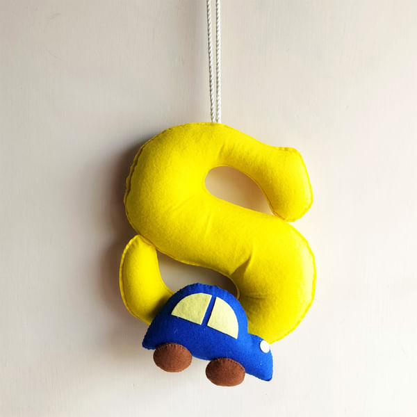 Personalized Jumbo Felt Letter Wall Hanging