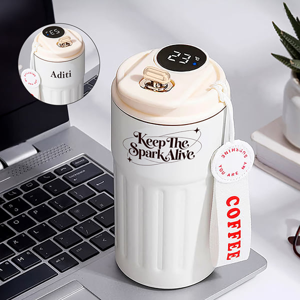 Personalized Keep The Spark Alive Temperature Tumbler