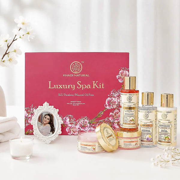 Personalized Khadi Natural Luxury Spa Kit