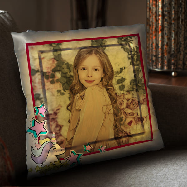 Personalized LED Pillow for Girl