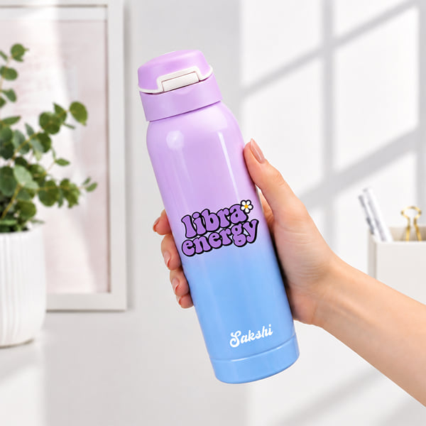 Personalized Libra Energy Metal Bottle