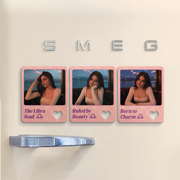 Personalized Libra Vibes Fridge Magnet