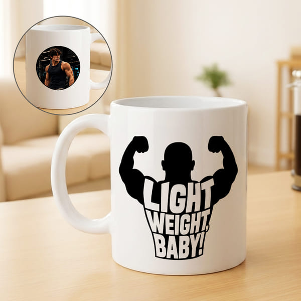 Personalized Light Weight Baby Mug for Fitness Lovers