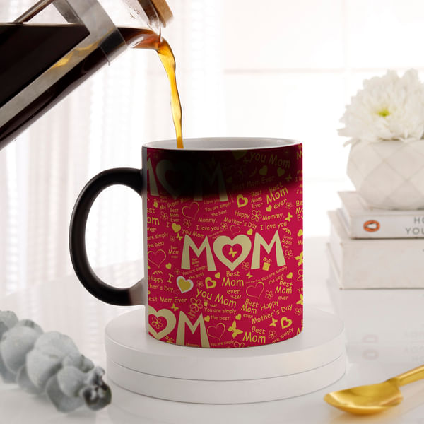 Personalized Love For Mom Magic Mug
