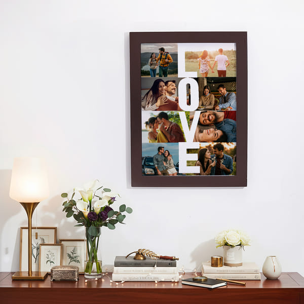 Personalized LOVE Photo Frame For Valentine's Day