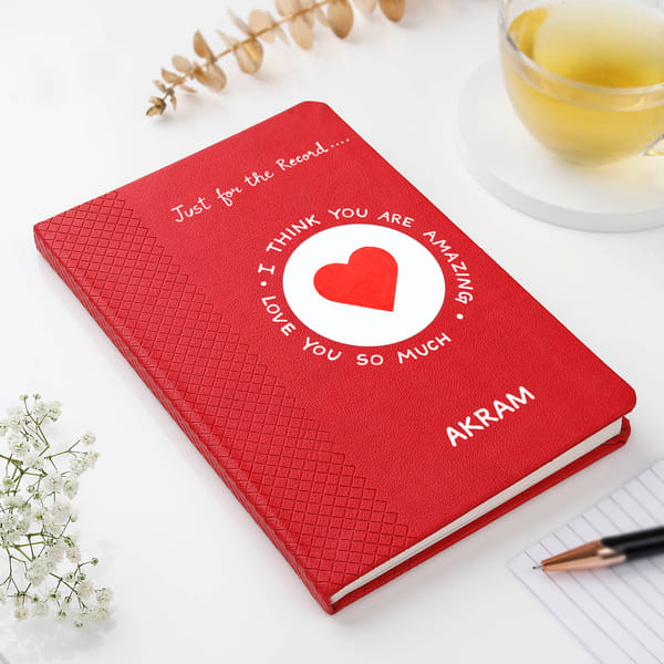 Personalized Love You Dairy For Valentine's Day