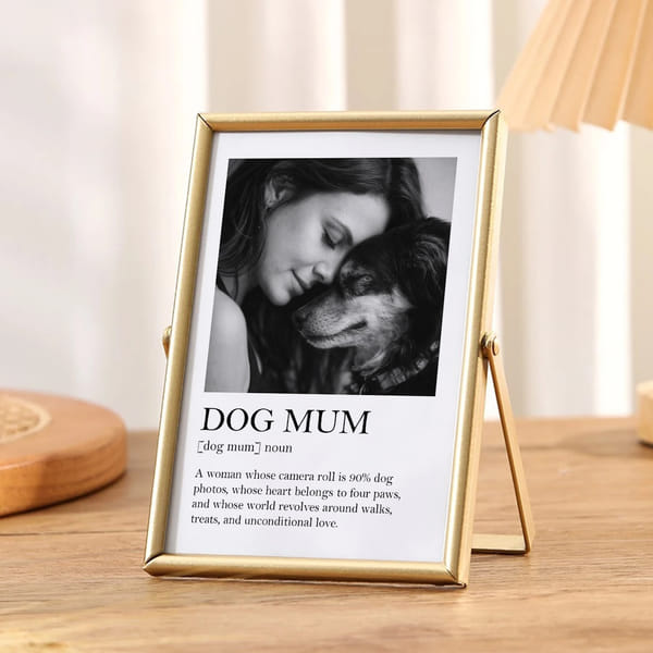 Personalized Luxe Gold Finish Photo Frame