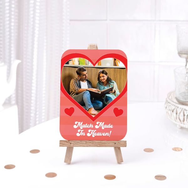 Personalized Made In Heaven Couple's Photo Frame