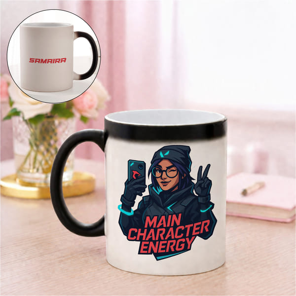 Personalized Main Character Energy Kids Magic Mug