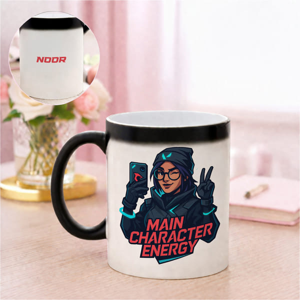 Personalized Main Character Energy Kids Magic Mug