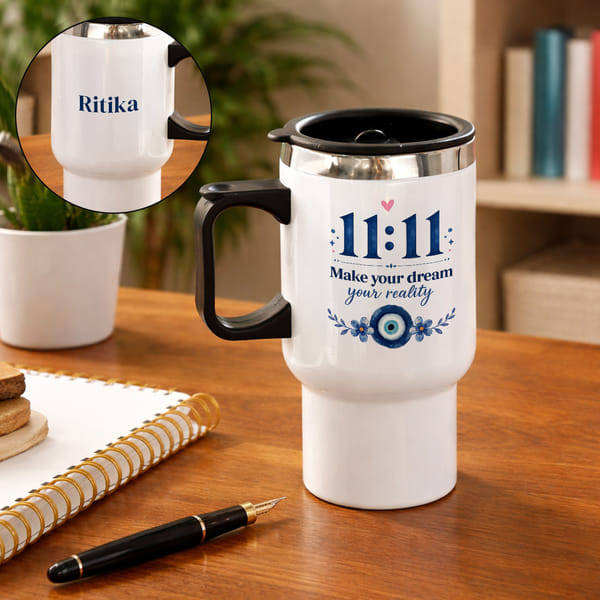 Personalized Make Your Dream Reality Travel Mug