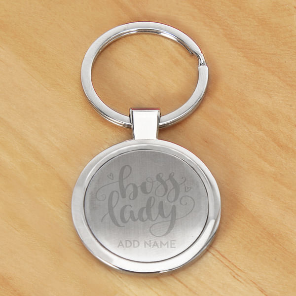 Personalized metal keychain