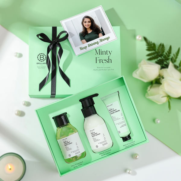 Personalized Minty Fresh Self-Care Set