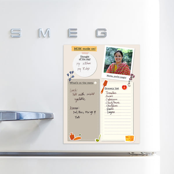 Personalized Mom's Kitchen Companion Fridge Magnet