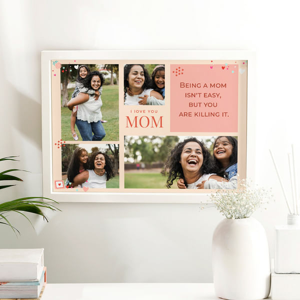 Personalized Mom You're Killing It Collage Photo Frame