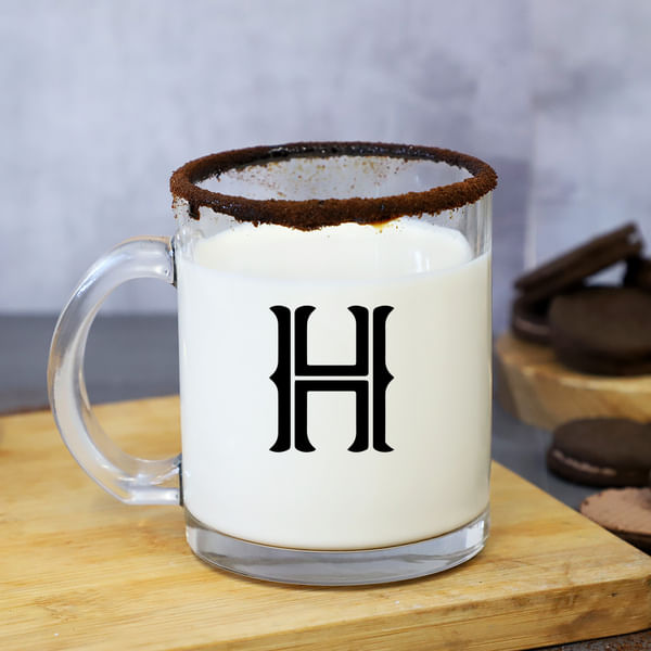 Personalized Monogrammed Glass Mug