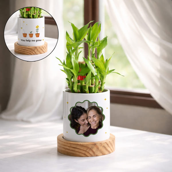 Personalized Mother's Day Lucky Bamboo Plant