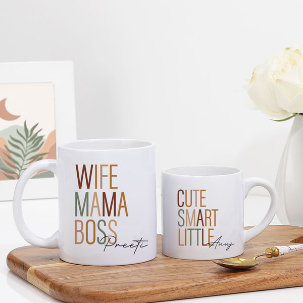 Personalized Mother's Day Mugs - Set Of 2