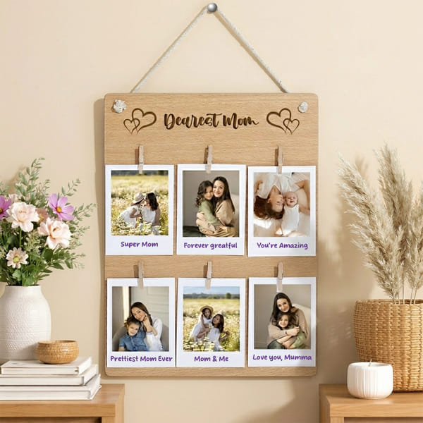 Personalized Mother's Day Wooden Memory Board