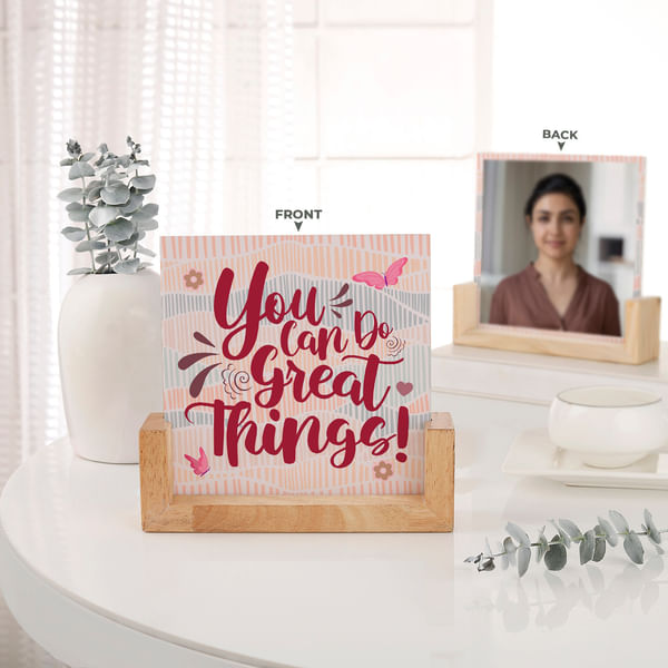 Personalized Motivational Sandwich Photo Frame For Her